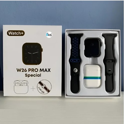 26 Pro Smart Watch – Fitness Tracker, Heart Rate, Waterproof, Stylish